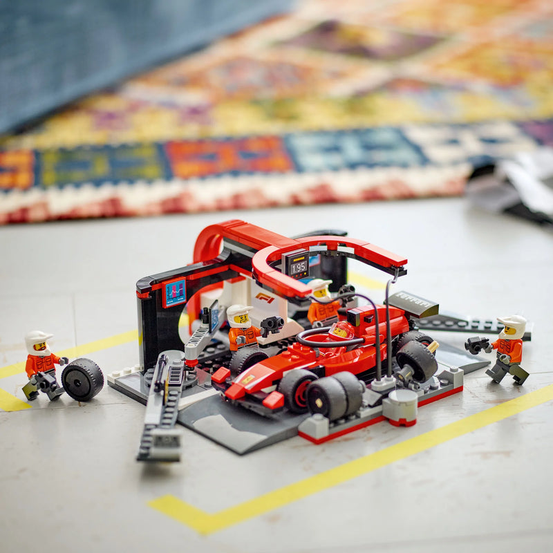 Pitstop e meccanici con monoposto Ferrari F1® - 60443