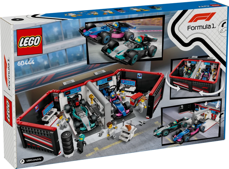 Garage con monoposto Mercedes - AMG e Alpine F1® - 60444 - Il Mattoncino