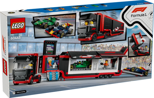 Autotrasportatore F1® con monoposto RB20 e AMR24 F1® - 60445 - Il Mattoncino
