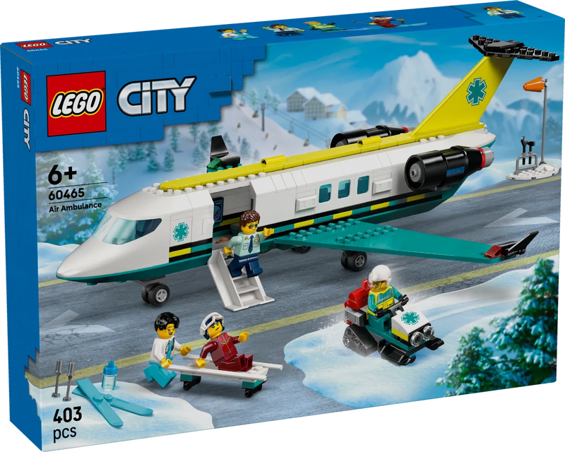 Aereo ambulanza di emergenza - 60465 - Il Mattoncino