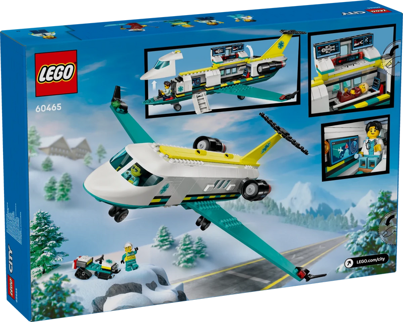 Aereo ambulanza di emergenza - 60465 - Il Mattoncino