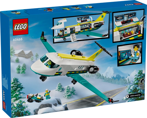 Aereo ambulanza di emergenza - 60465 - Il Mattoncino
