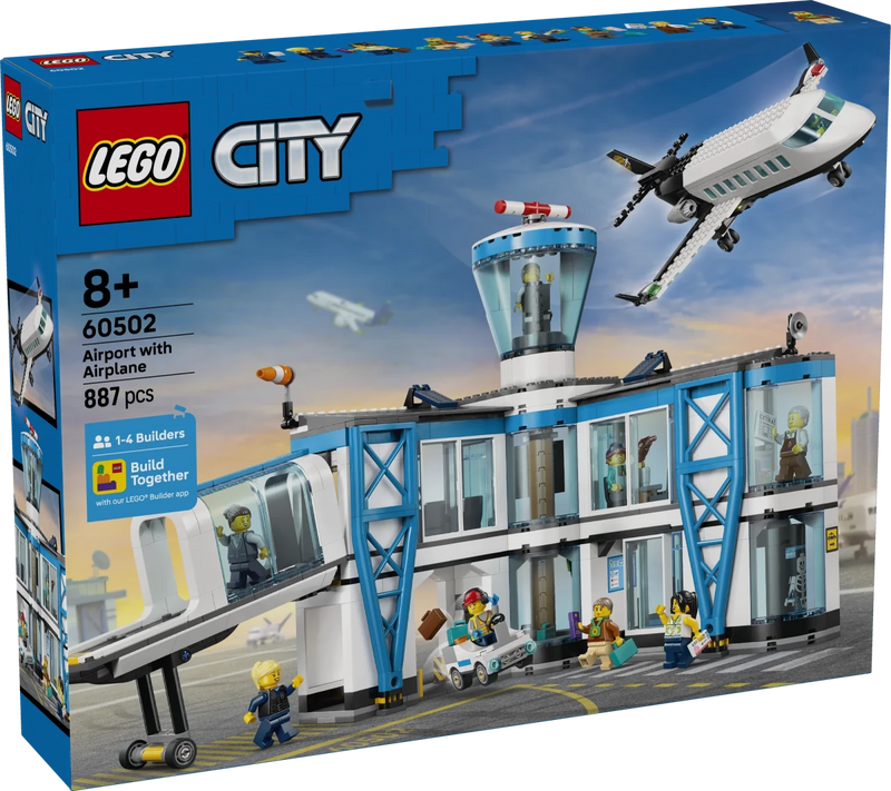 Aeroporto con aereo - 60502 - Il Mattoncino