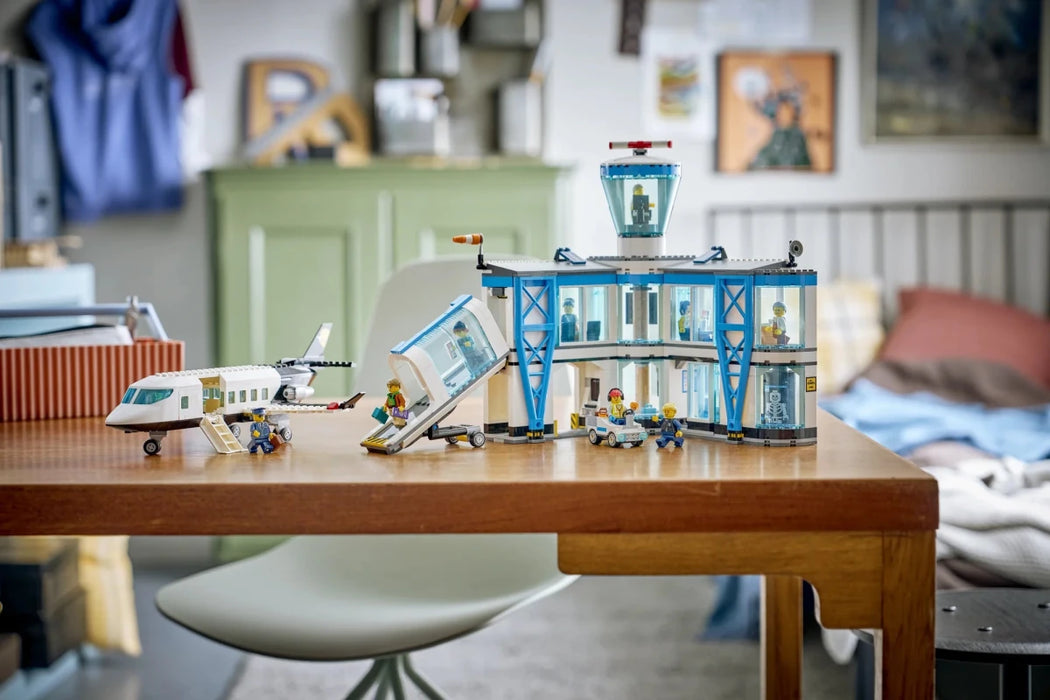 Aeroporto con aereo - 60502 - Il Mattoncino