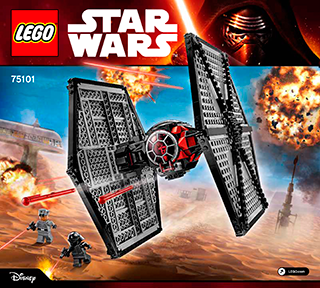 USATO - First Order Special Forces TIE fighter™ - 75101 - Il Mattoncino