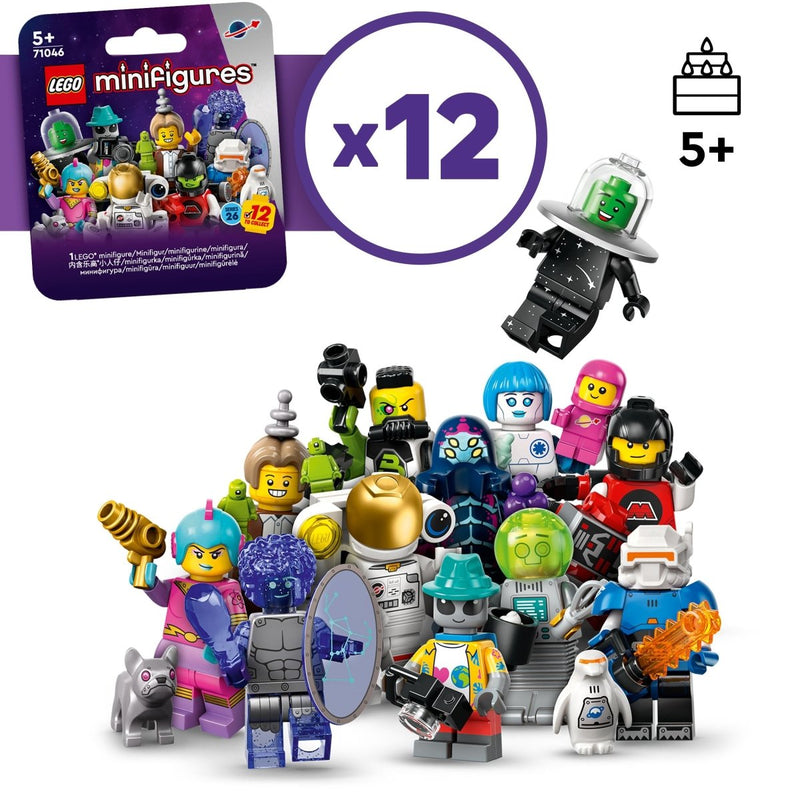SERIE COMPLETA LEGO® Minifigures - Serie 26 Spazio - 71046 - Il Mattoncino