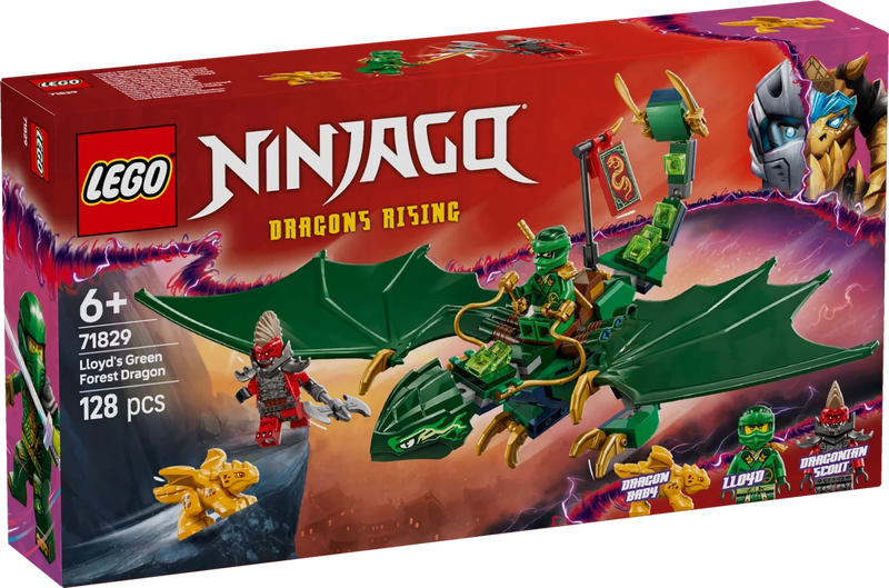 Drago della foresta verde di Lloyd - 71829 - Il Mattoncino