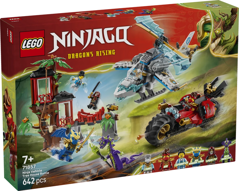 Battaglia alla casa sull’albero con veicolo Ninja - 71857 - Il Mattoncino