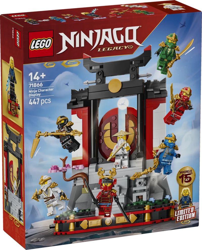 Display personaggi Ninja – 15° anniversario - 71866 - Il Mattoncino