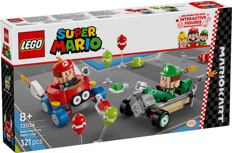 Mario Kart™: Baby Mario vs Baby Luigi - 72034 - Il Mattoncino