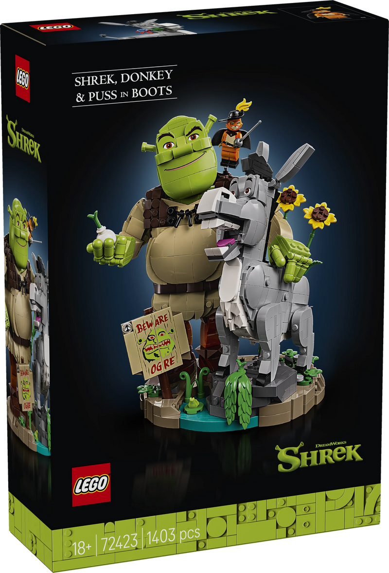 Shrek, Ciuchino e Gatto con gli Stivali - 72423
