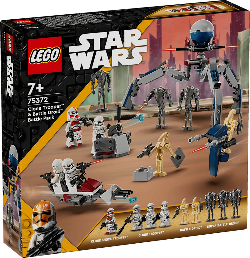Battle PACK Clone Trooper™ e Battle Droid™ - 75372