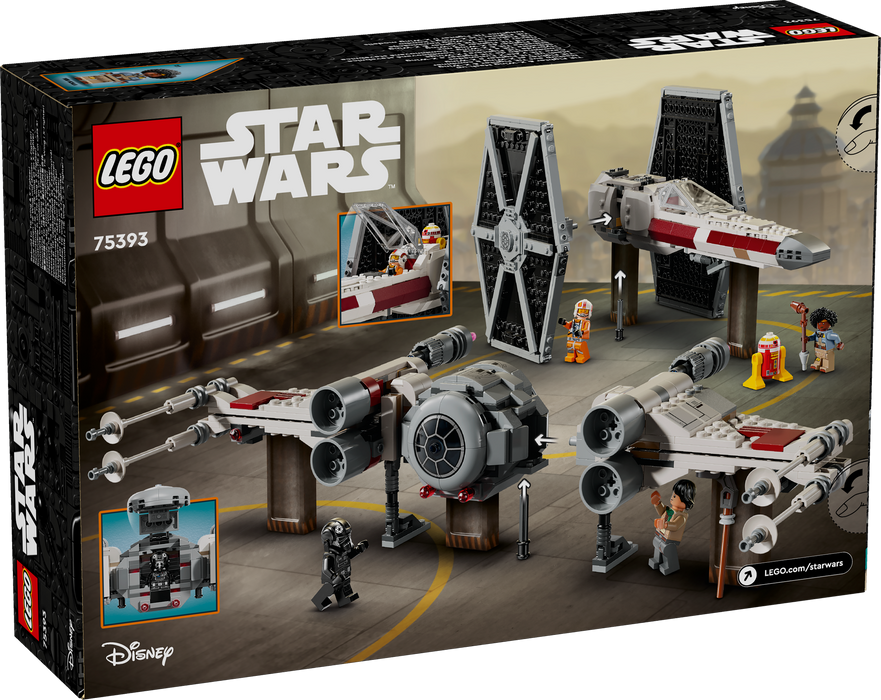 Mash-up TIE Fighter e X-Wing - 75393