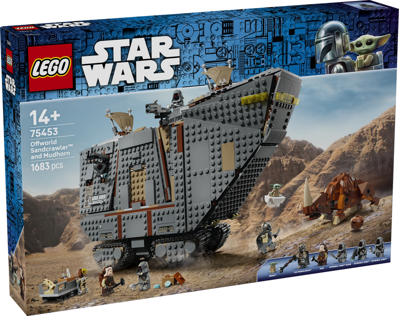 Sandcrawler™ e Mudhorn Offworld - 75453
