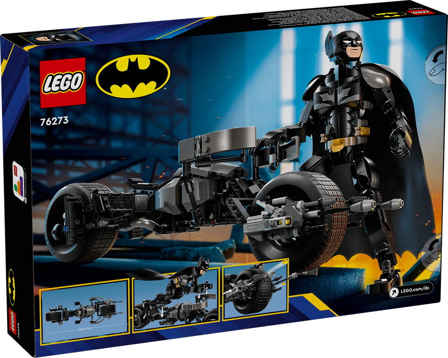 Personaggio costruibile di Batman con Bat-Pod - 76273