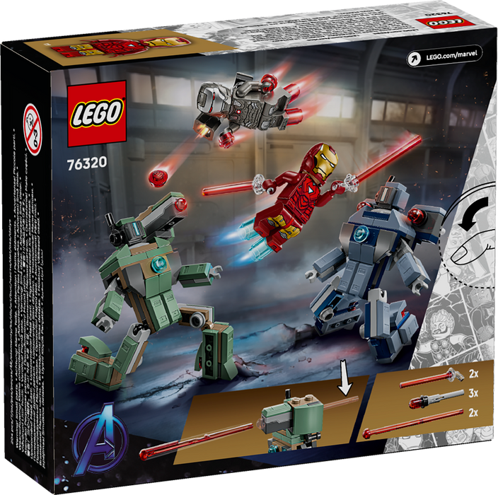 Iron Man e War Machine contro i droni di Hammer - 76320