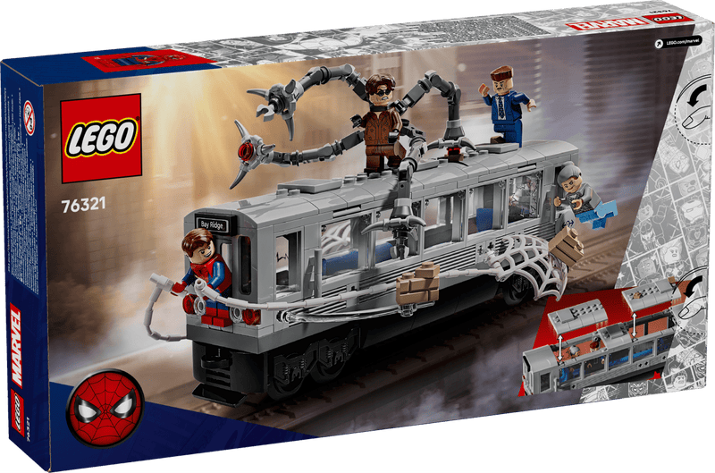 Spider - Man contro Doc Ock: duello sul treno - 76321 - Il Mattoncino