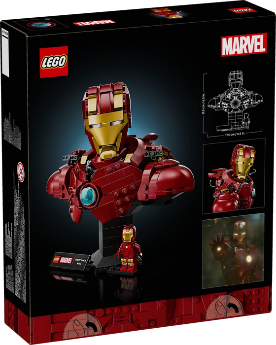 Busto di Iron Man MK4 - 76327 - Il Mattoncino