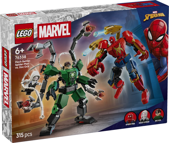 Battaglia mech: Spider - Man vs. Doc Ock - 76338 - Il Mattoncino