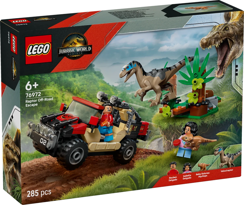Fuga dal Raptor sul fuoristrada - 76972 - Il Mattoncino