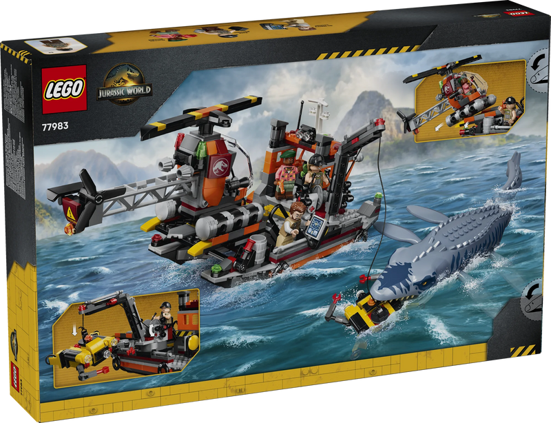 Mosasaurus Dinosaur Boat Attack - 77983