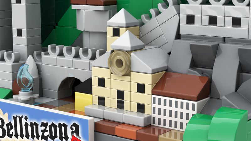 Ticino Icons – Cartolina Bellinzona