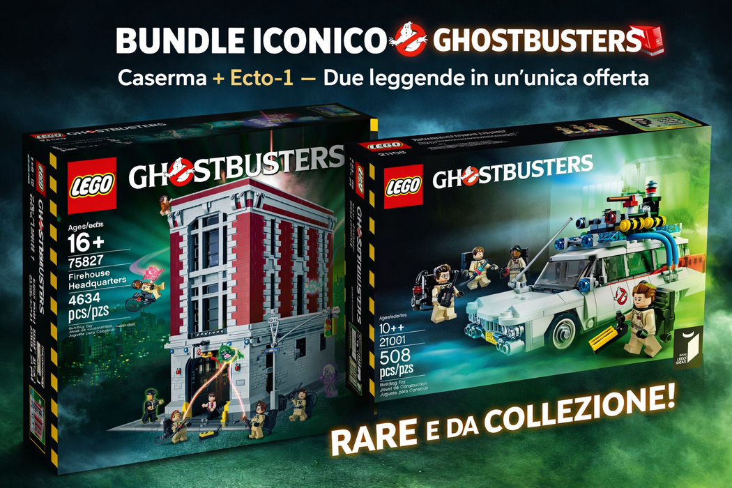 USATO BUNDLE - Caserma Ghostbusters 75827 - Ecto-1 21108