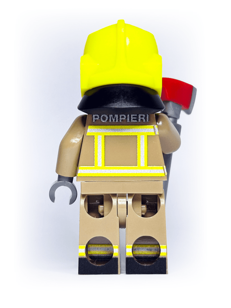 Minifigura Pompiere Urbano - Il Mattoncino