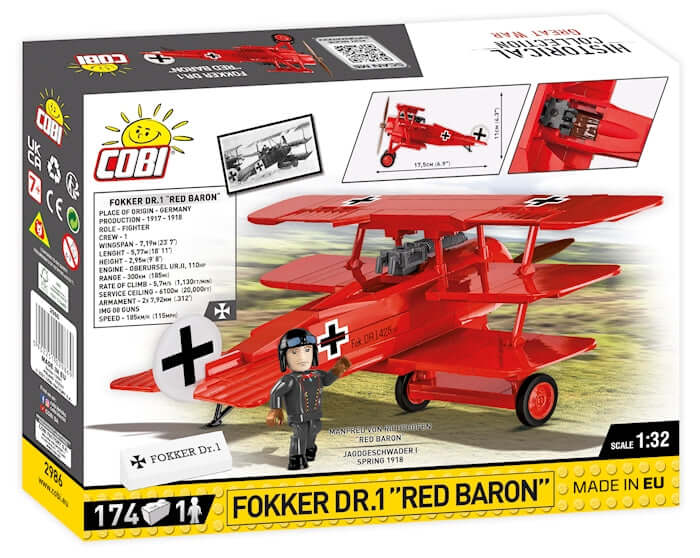 Fokker Dr.I Red Baron / 175 pcs - COBI 2986