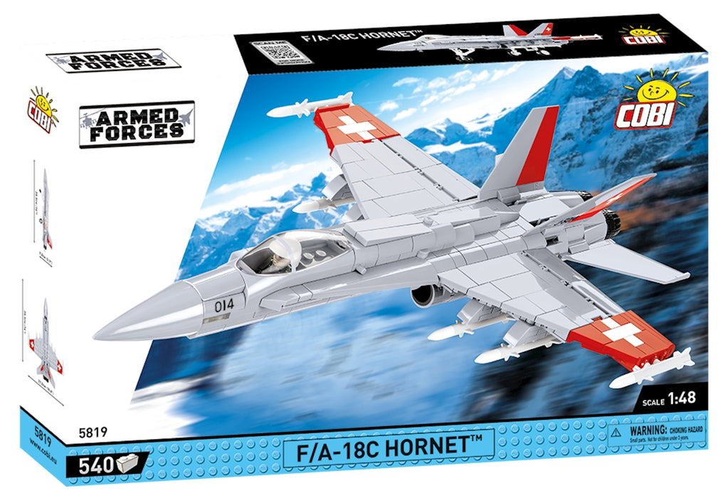 Boeing F/A-18 Hornet / 540 pcs Forces aériennes suisses 1:48 - COBI 5819