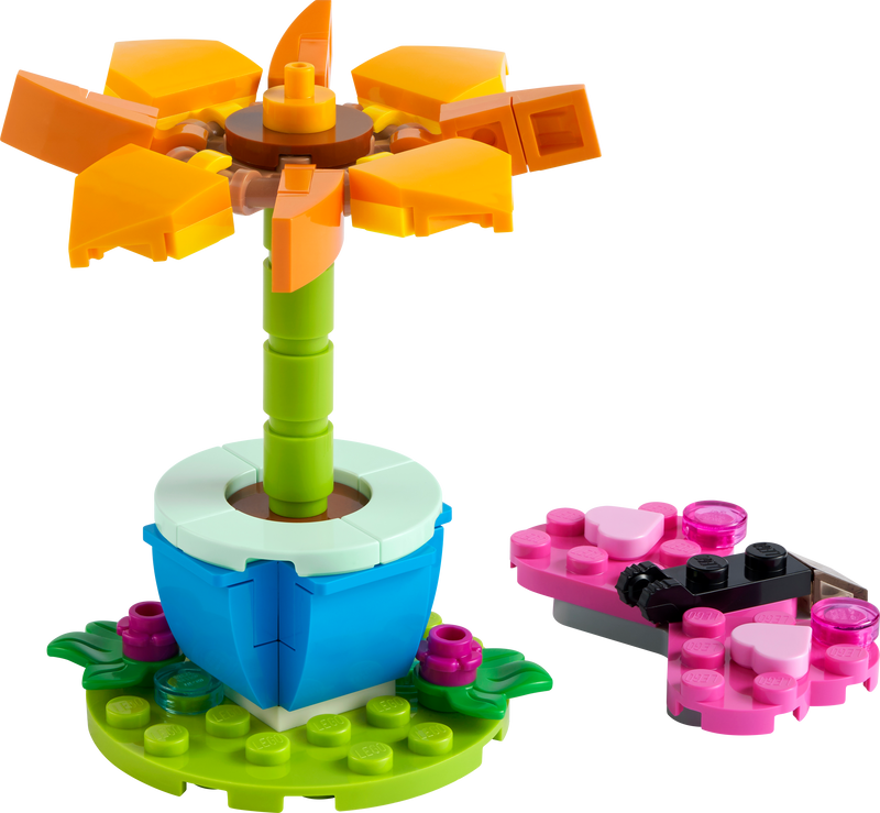 Fiore e farfalla - 30417
