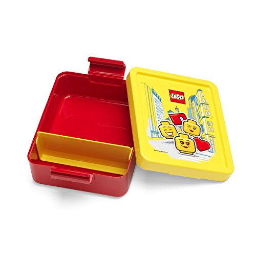 Room Copenhagen LEGO Lunch Box, Bright Red