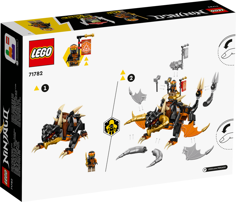 LEGO 71782 Drago di Terra di Cole - EVOLUTION - 71782