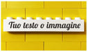 Il Mattoncino  LEGO Brick 1x8 personalizzato - White