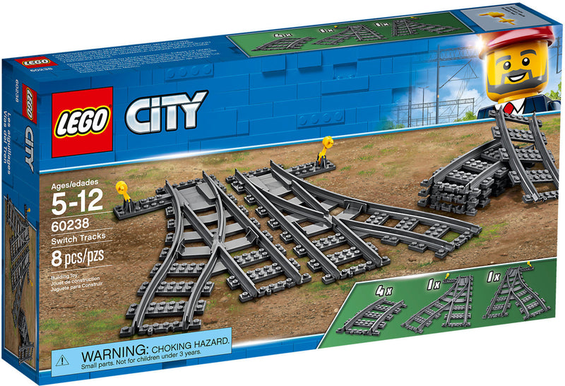 LEGO  Set Binari scambi e curvi - 60238
