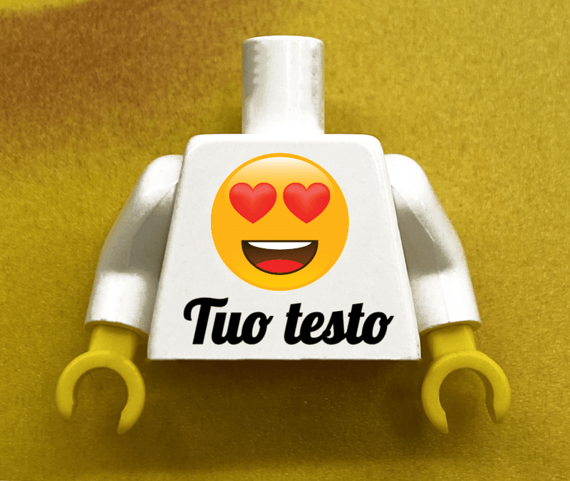 Torso Bianco personalizzato