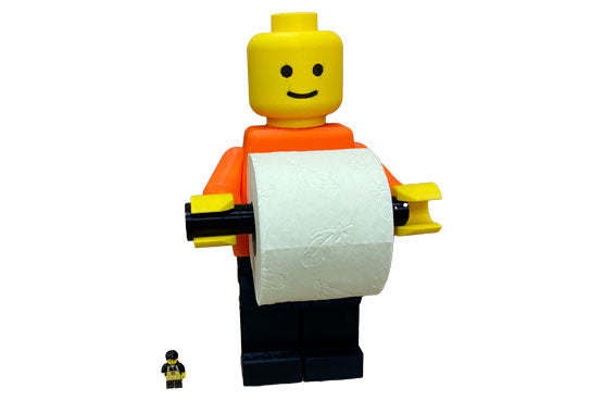 LEGO Little Man Toilet Paper Roll Holder